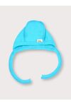 Детская шапочка чепчик Bebo для новорожденного со швами наружу бирюзовый