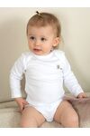 Боди с длинным рукавом для малышей Bebo, Белый