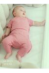Боди для новорожденного Bebo с коротким рукавом, Сердечки на розовом