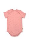 Боди для малышей Bebo с коротким рукавом, Сердечки на розовом