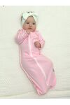 В пеленке-коконе с рукавами на молнии с двумя бегунками Bebo (Бебо) новорожденного легко перепеленать, цвет Розовый