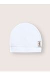 Детская шапочка для новорожденного Bebo со швами наружу, Белый