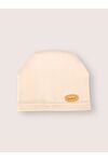 Детская шапочка для новорожденного Bebo лаконичная, Бежевый