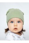 Эластичная шапочка с с зарученым краем Bebo, Светло-оливковый