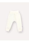 Штанишки с манжетами и мягким поясом, Экрю