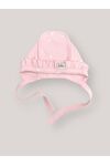 Чепчик Bebo с рюшами в рубчик, цвет Сердечки любви