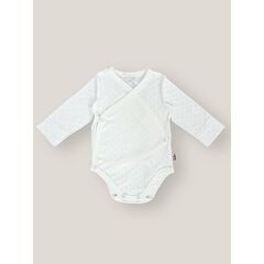 Ажурное боди кимоно (на запах) с длинным рукавом с антицарапками