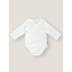 Ажурное боди кимоно (на запах) с длинным рукавом с антицарапками