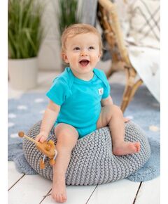 Боди для новорожденного Bebo с коротким рукавом, Бирюзовый