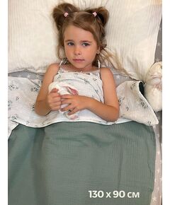 Муслиновый плед-пеленка для новорожденных Bebo