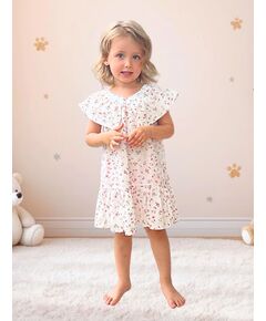 Платье от Bebo (Бебо) с красивым отлетным воротником и притачной юбкой выполненное из легкого и мягкого батиста — отличный выбор для маленьких модниц.