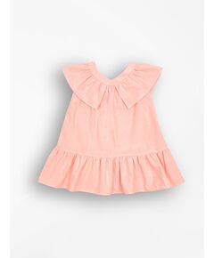 Платье от Bebo (Бебо) с красивым отлетным воротником и притачной юбкой выполненное из легкого и мягкого крэша — отличный выбор для маленьких модниц.