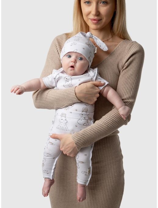 Штанишки леггинсы Bebo, Зайчики и птички