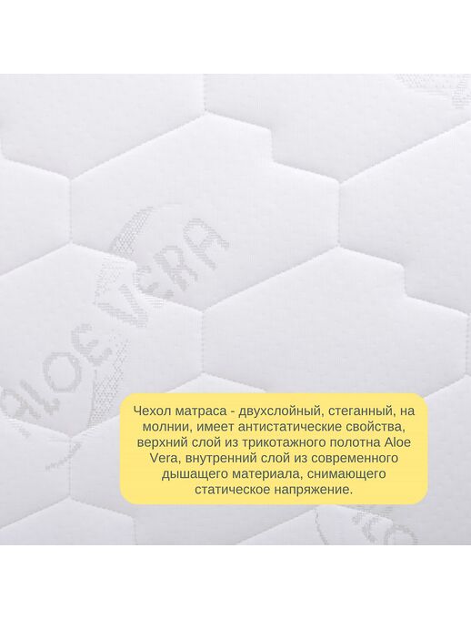 Модель беспружинного ортопедического матраса для новорожденного Bebo Original