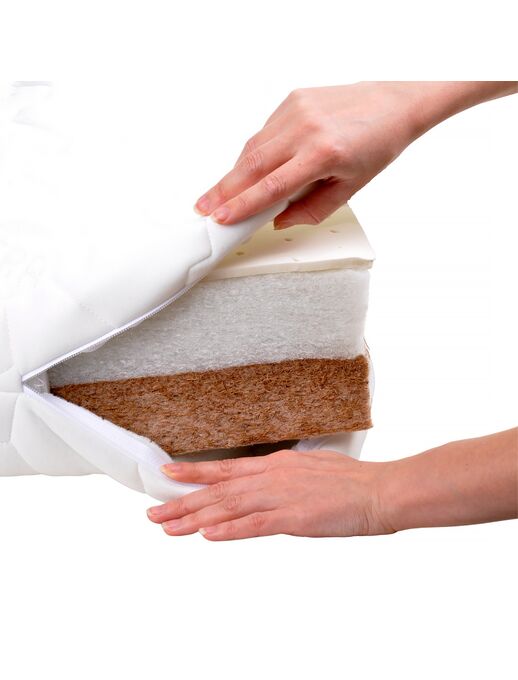 Модель беспружинного ортопедического матраса для новорожденного Bebo Original