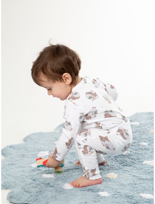 Штанишки для малышей леггинсы Bebo, Ежики с цветами