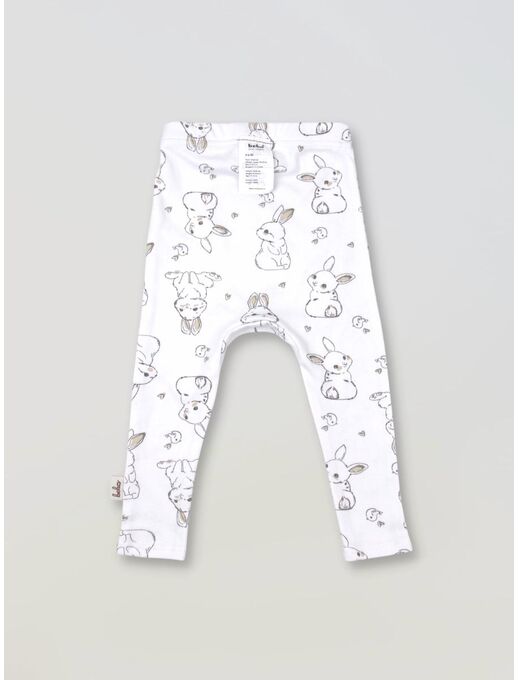 Штанишки для малышей леггинсы Bebo, Зайчики и птички