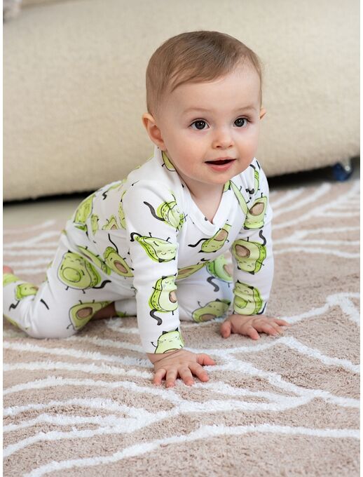 Штанишки леггинсы Bebo, Авокадо-котики