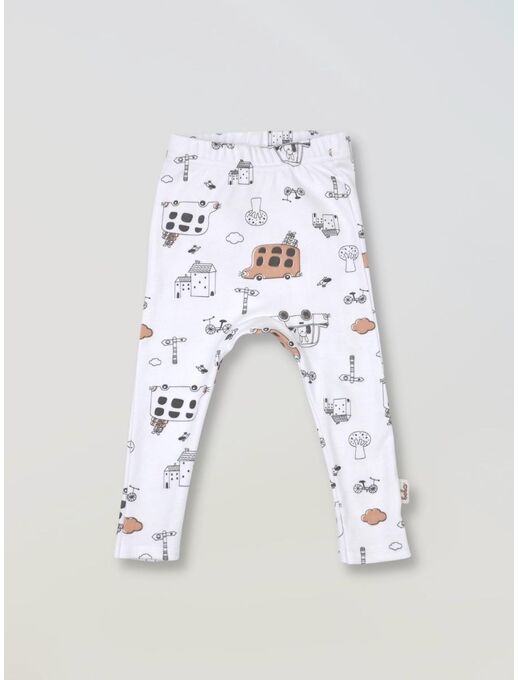 Штанишки для малышей леггинсы Bebo, Автобусы