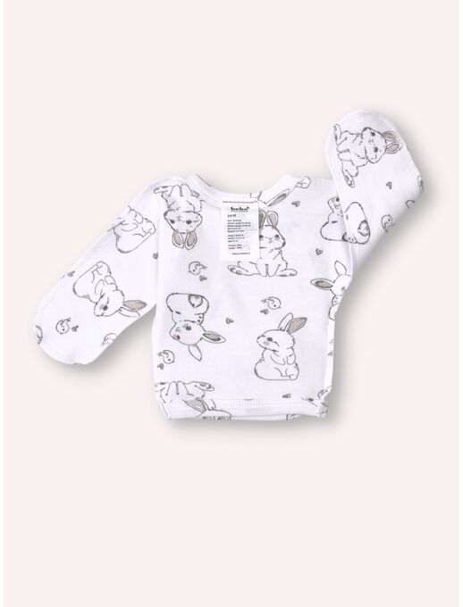 распашонка для недоношенных и маловесных детей, Зайчики и птички