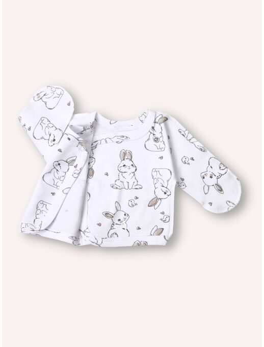 распашонка для недоношенных и маловесных детей, Зайчики и птички