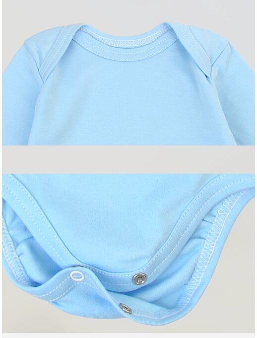 Боди с длинным рукавом для новорожденного Bebo, Голубой