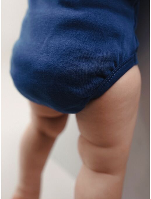 Боди с длинным рукавом для малышей Bebo, Индиго