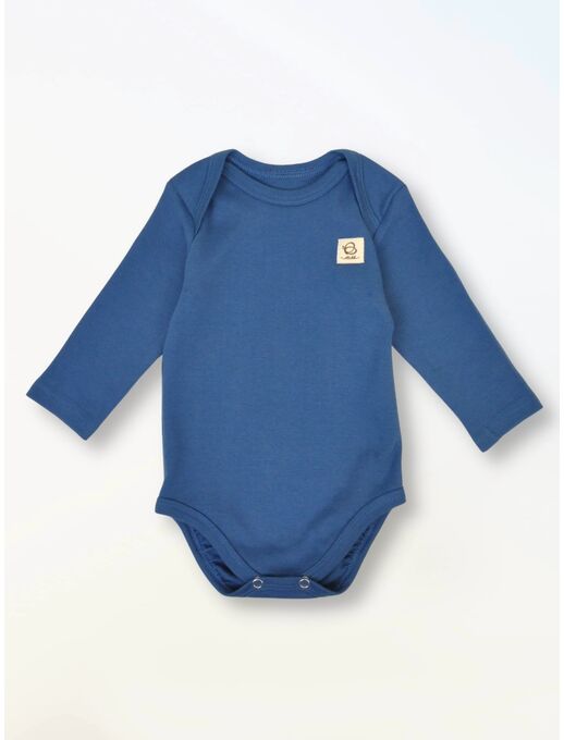 Боди с длинным рукавом для малышей Bebo, Индиго
