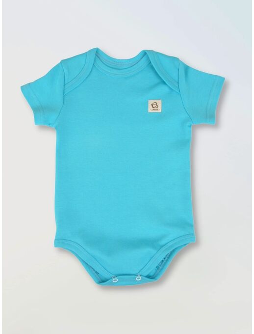 Боди для новорожденного Bebo с коротким рукавом, Бирюзовый