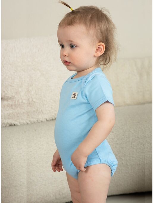 Боди для малышей Bebo с коротким рукавом, Голубой