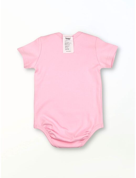 Боди для новорожденного Bebo с коротким рукавом, Розовый