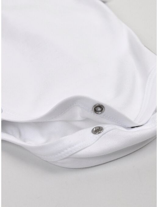 Боди кимоно для новорожденных с длинным рукавом и рюшами, Белый