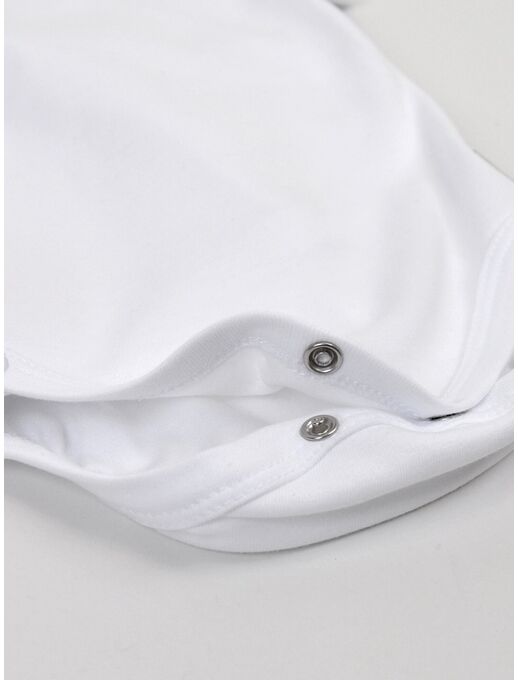 Боди кимоно для новорожденных короткий рукав Белый