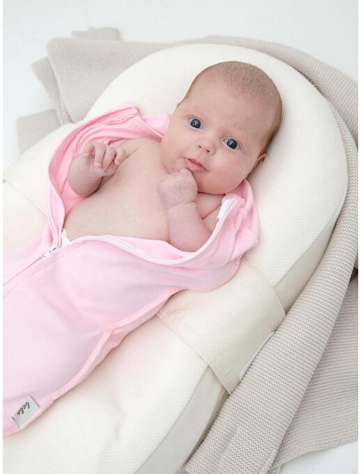 Кокон для пеленания новорожденных Bebo, Розовый