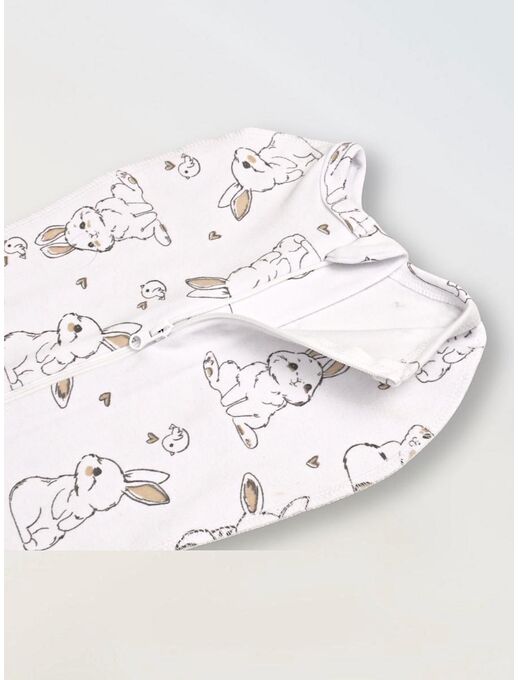 Кокон для пеленания новорожденных Bebo, Зайчики и птички