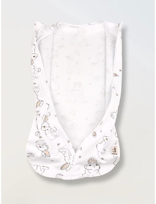 Кокон для пеленания новорожденных Bebo, Зайчики и птички