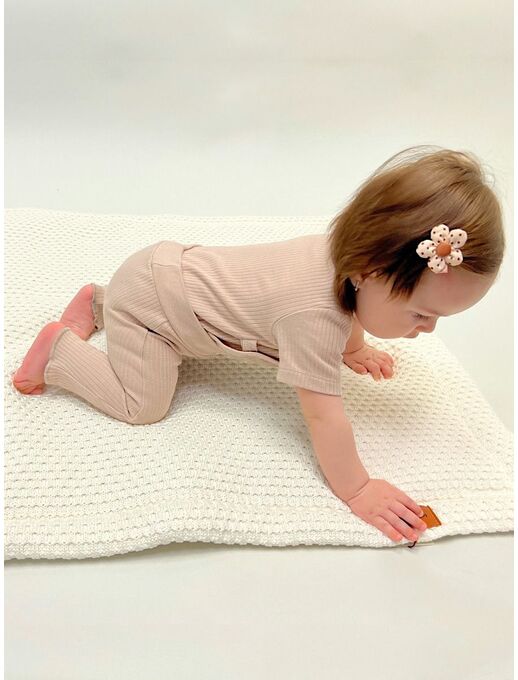 Штанишки Bebo отличный вариант для новорожденных девочек и мальчиков, цвет Кофе