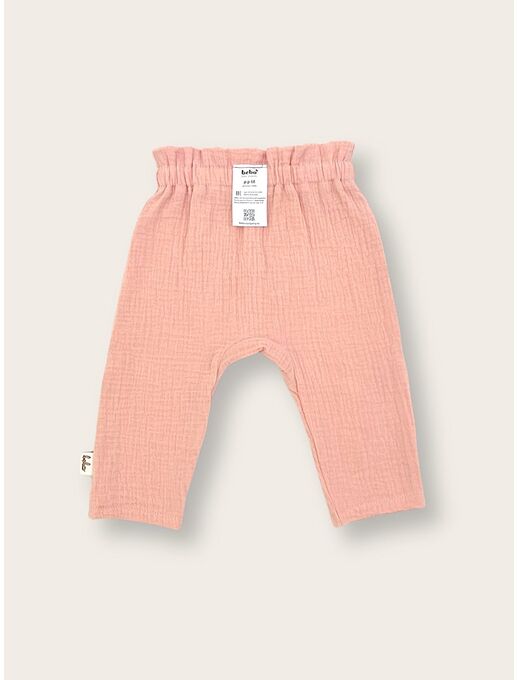 Детские муслиновые штанишки Bebo, Розовый