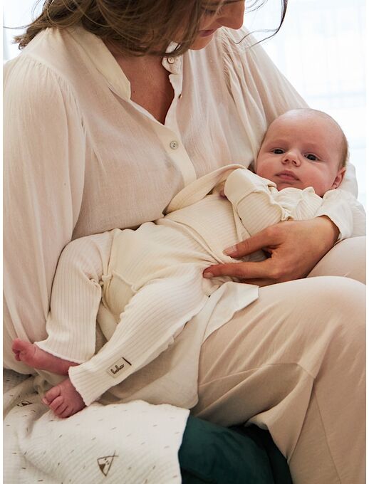 Штанишки Bebo отличный вариант для новорожденных девочек и мальчиков, цвет экрю