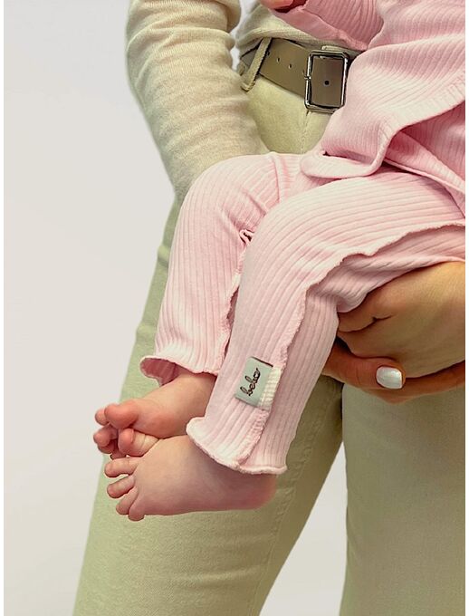 Штанишки Bebo отличный вариант для новорожденных девочек и мальчиков, цвет Чайная роза