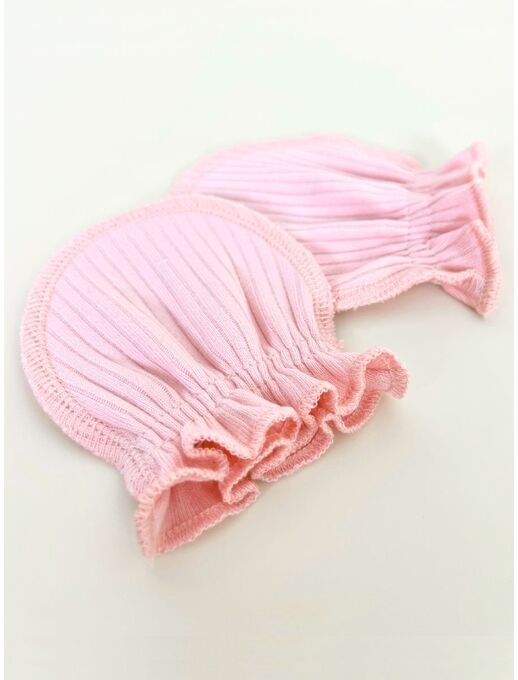 Антицарапки из ажурной рибаны от Bebo , чайная роза