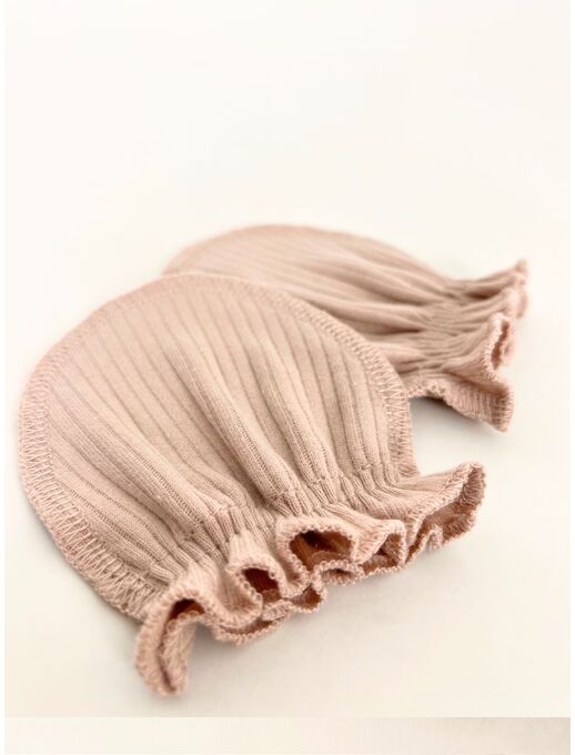 Антицарапки из ажурной рибаны от Bebo, кофе