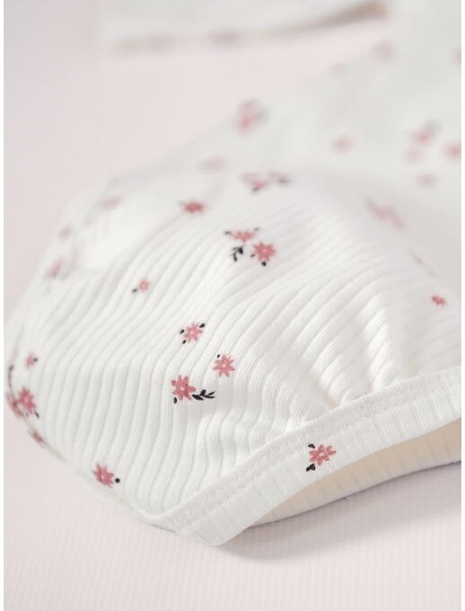 Нарядное боди кимоно (на запах) с длинным рукавом и рюшами, букетики