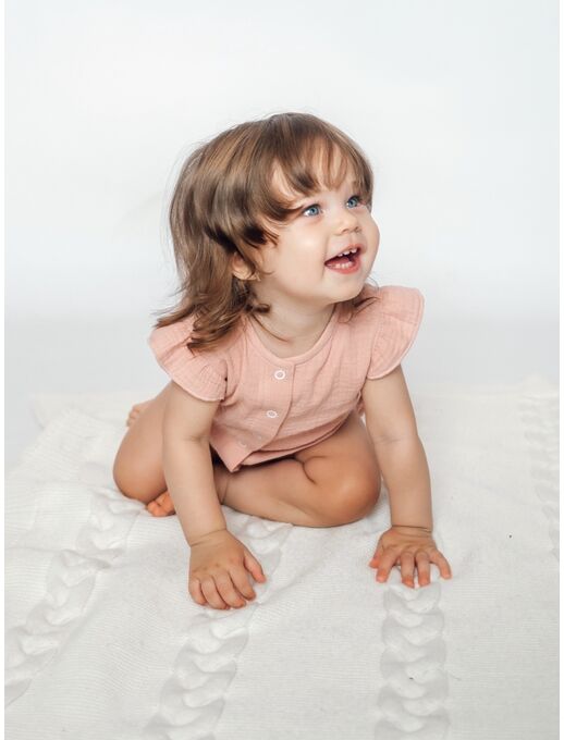 Муслиновый песочник с для девочки с крылышками, нежные веточки