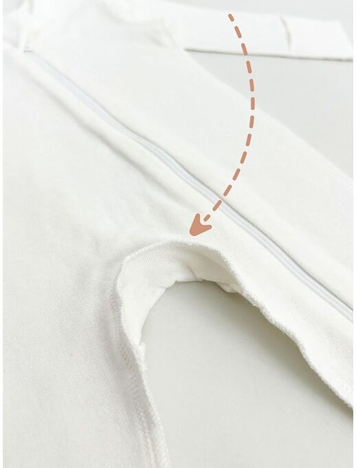 Нательный теплый хлопковый комбинезон Bebo с рюшами - слип из тонкого футера с начесом с закрытыми ножками и антицарапками Термобелье для новорожденного