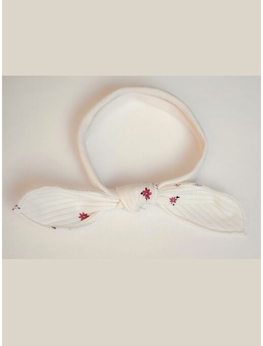 Повязка на голову для новорожденного с лепестком Bebo, Букетики