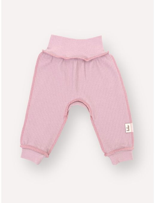 Штанишки с манжетами и мягким поясом, Лиловый