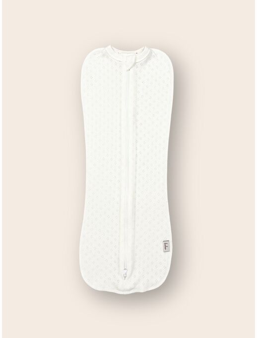 Пеленка - кокон для новорожденных Bebo, Молочный