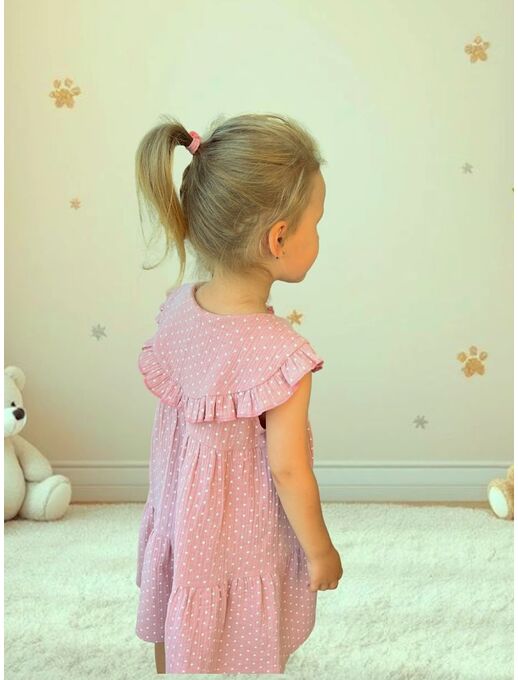 Детское летнее платье Bebo (Бебо) из муслина для девочки также подойдет для посещения детского садика круглый год, для фотосессий, прогулок, для отдыха на море и на природе.