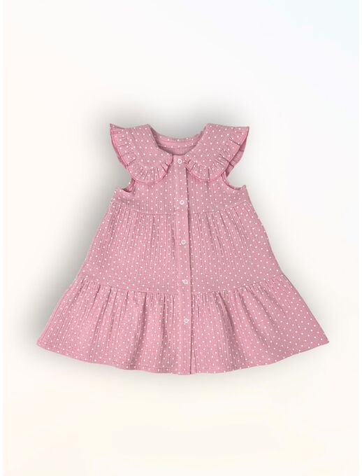 Детское летнее платье Bebo (Бебо) из муслина для девочки также подойдет для посещения детского садика круглый год, для фотосессий, прогулок, для отдыха на море и на природе.